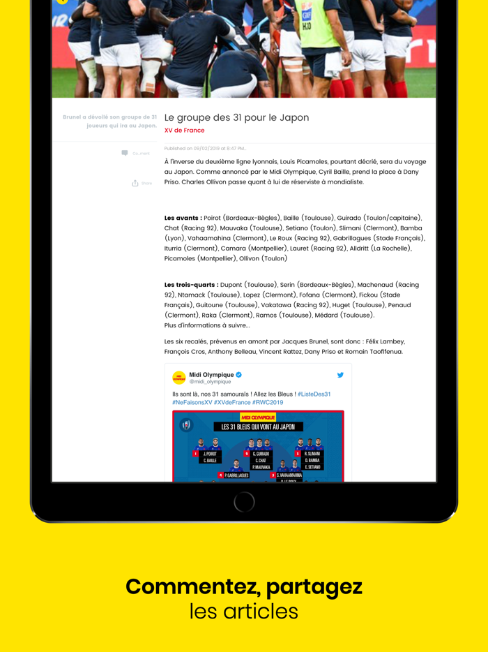 Midi Olympique – L’actu rugby
