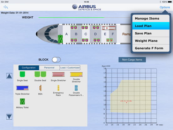 Screenshot #4 pour Airbus DS Weight & Balance