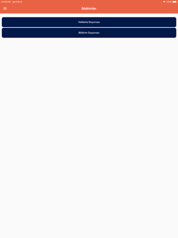 DijiYoklama iPad screenshot