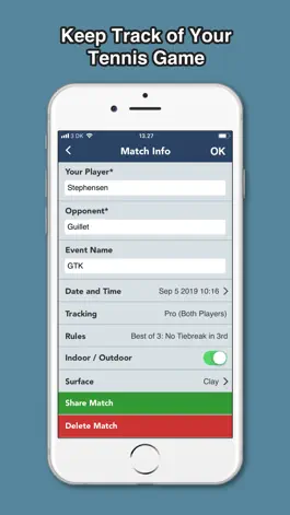 Game screenshot Tennis Match Tracker mod apk