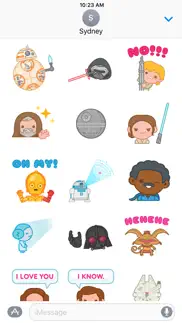 star wars stickers iPhone Captures Décran 3
