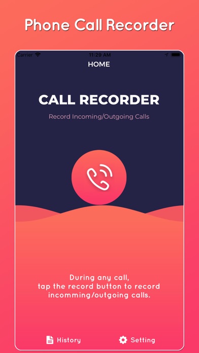 電話録音 - call recorder screenshot1