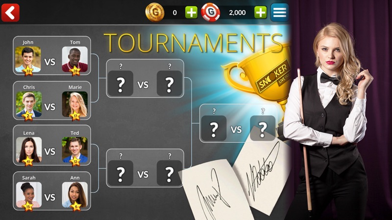 Snooker Live Pro & Six-red screenshot 2