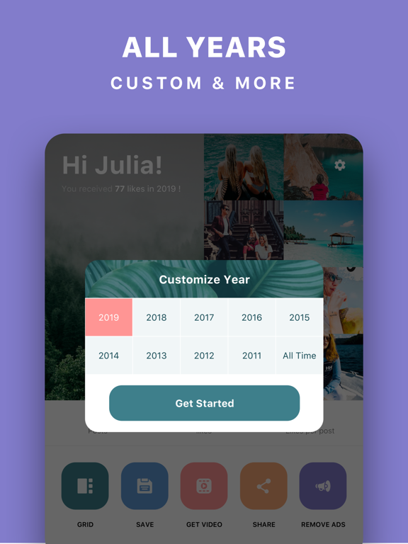 Top Nine iPad screenshot 4 - Photo & Video app