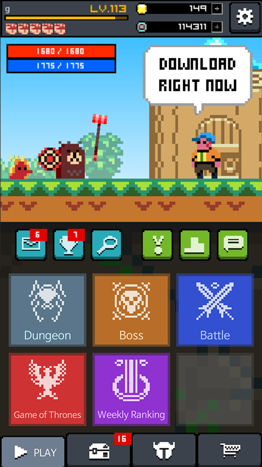 #7. Draw! Knight (RPG) (iOS) 由: CreSoul