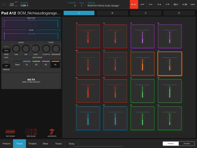 ภาพหน้าจอ iMPC Pro 2