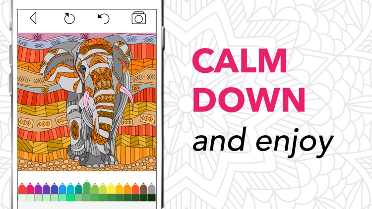 Coloring Book for Adults + screenshot-4