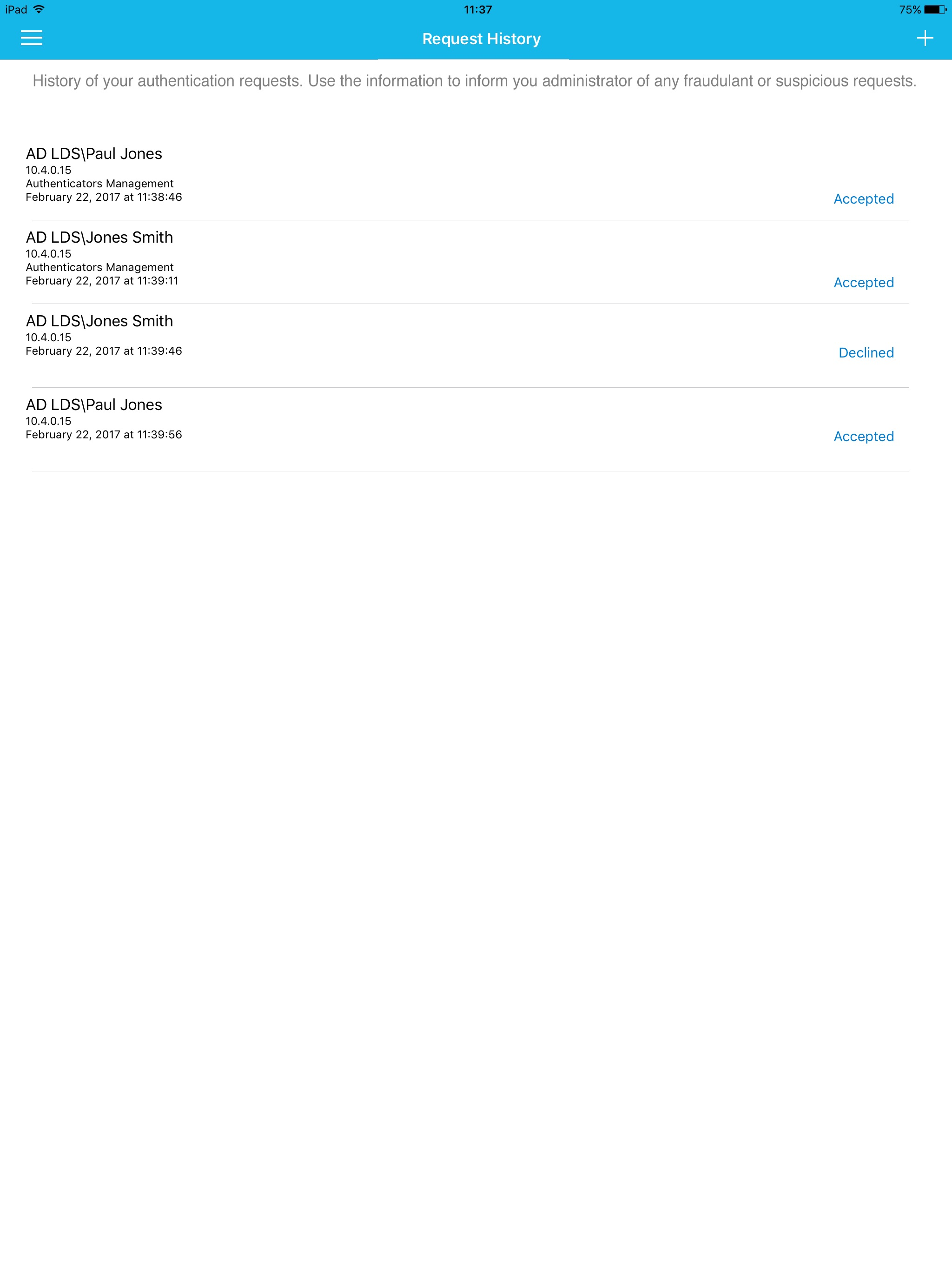 OT Advanced Authentication screenshot 8