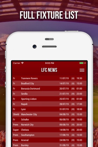 LFC News - Fan App - náhled