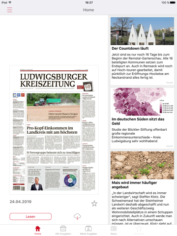 Ludwigsburger Kreiszeitung - náhled