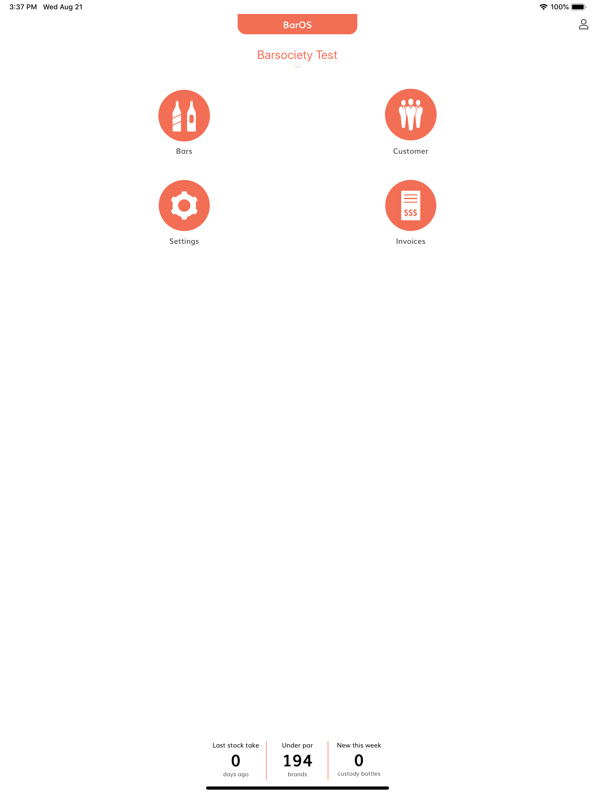 BarOS - Data-led Bar Inventory
