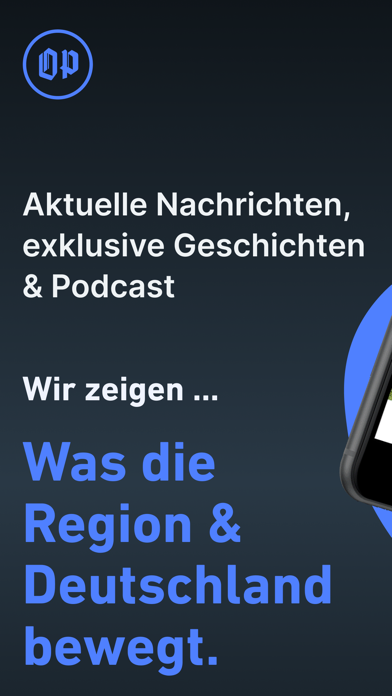 OP - Nachrichten und Podcast Screenshot