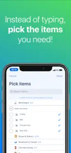 Grocery List ◎ screenshot #3 for iPhone
