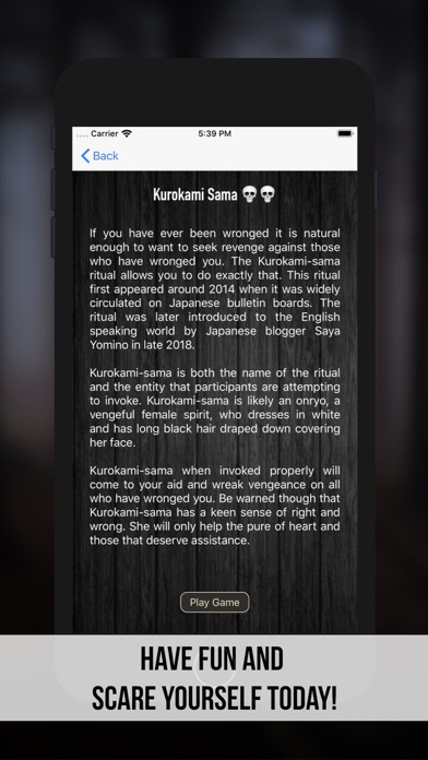 Games to Terrify Screenshot