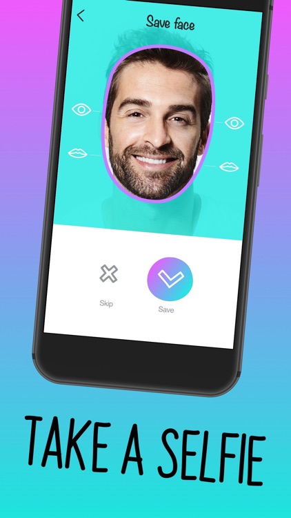 Faces - video, gif for texting