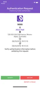 Evidian Authenticator screenshot #2 for iPhone