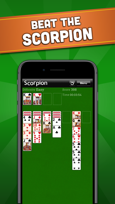 The Scorpion Solitaire Screenshot