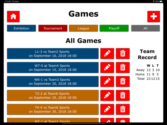 SportScience iPad screenshot 9 - Sports app