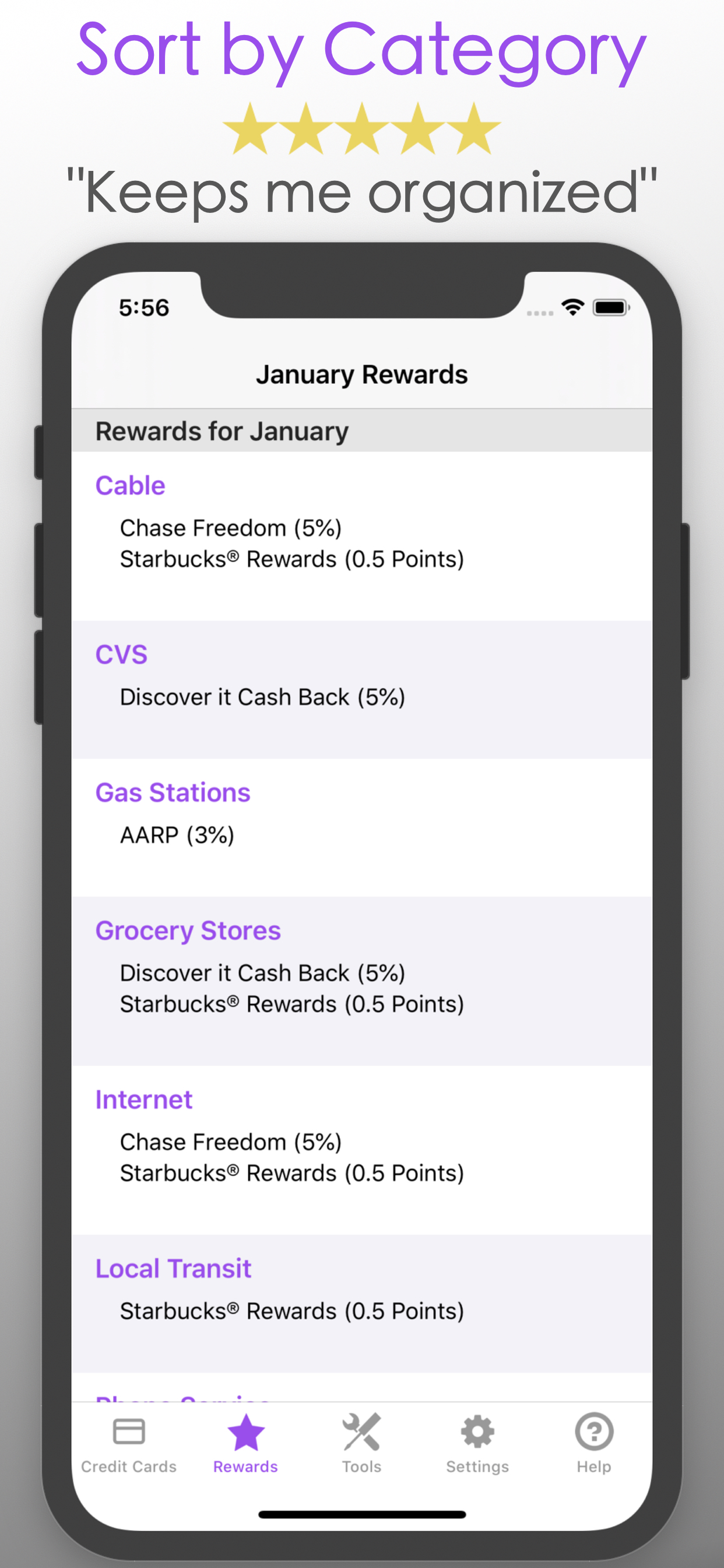 Reward Check: Credit Card Help