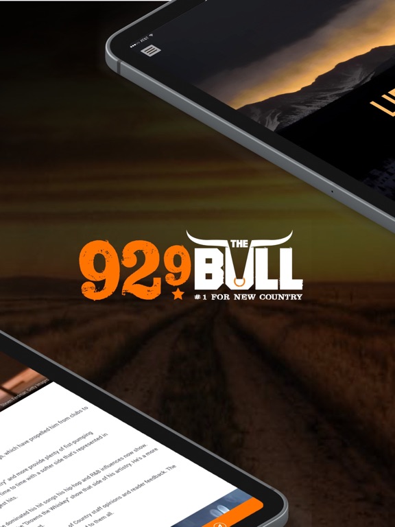 92.9 The Bull Radio (KDBL) iPad screenshot 2 - Music app