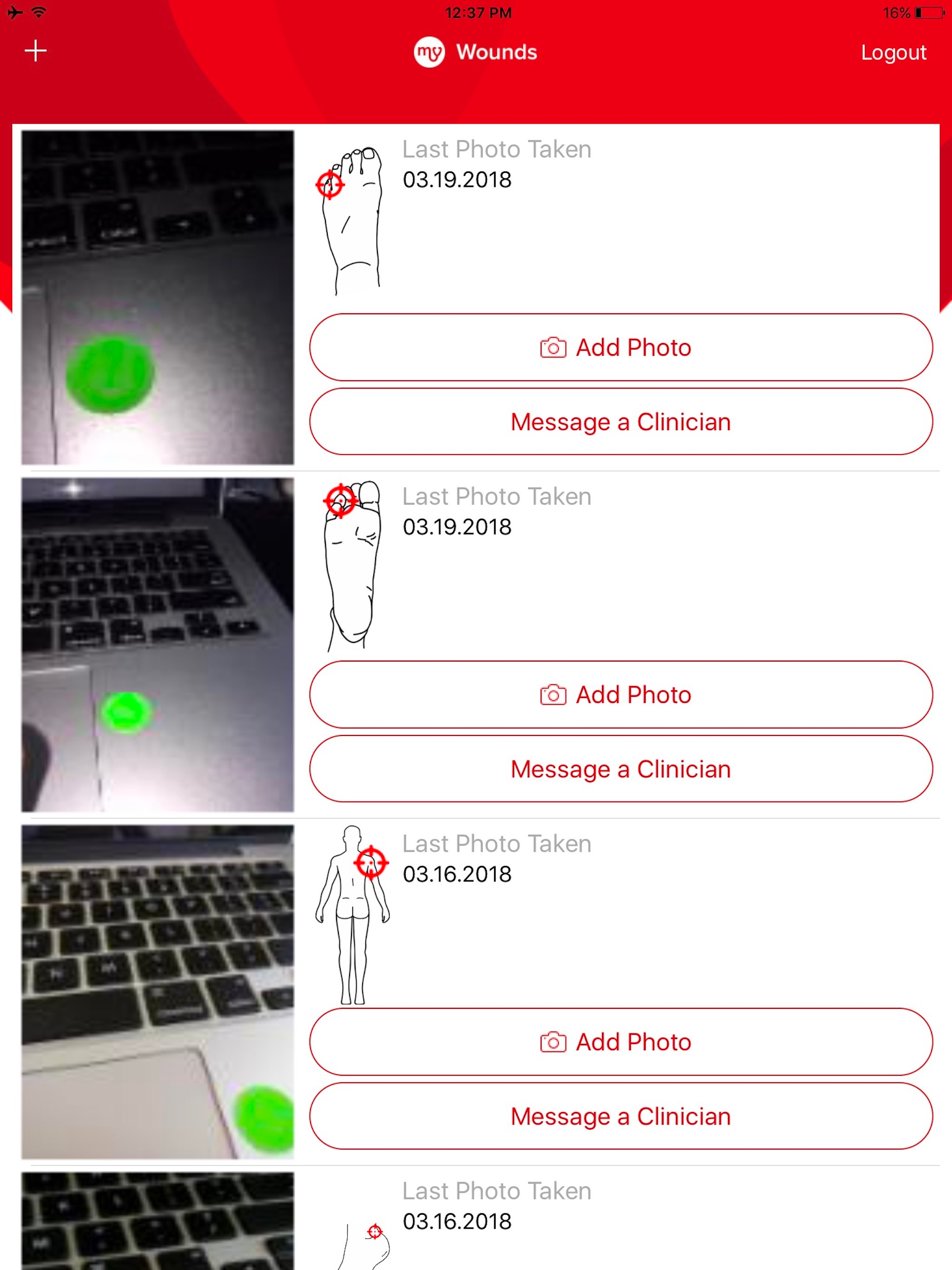 MyWoundDoctor - Patient screenshot 5