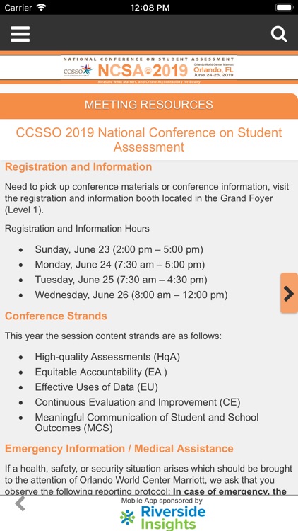 CCSSO 2019 NCSA