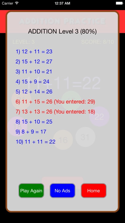 Quick Strike Math Game screenshot-3