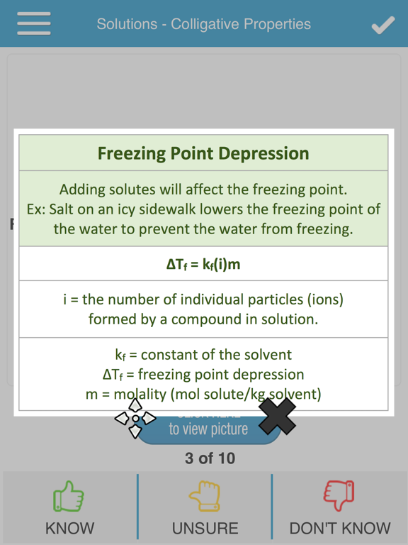 Screenshot #5 pour PCAT General Chem Cram Cards