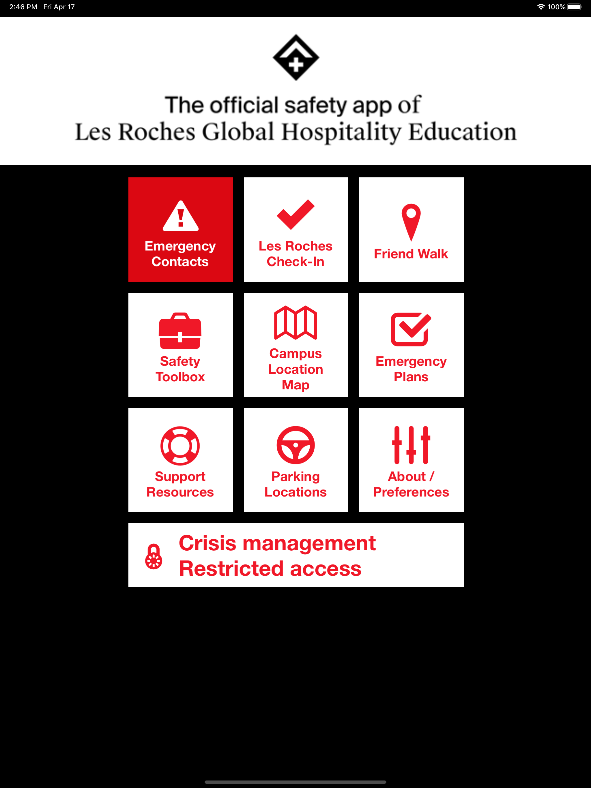 Les Roches SOS