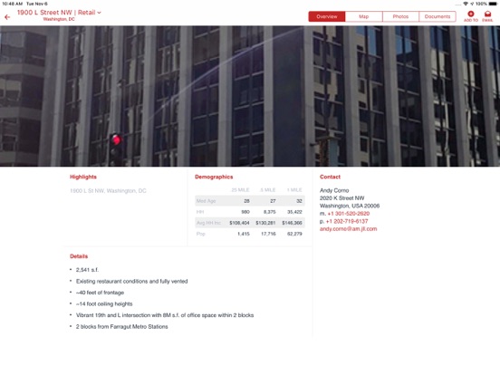 Screenshot #6 pour JLL LeasePoint