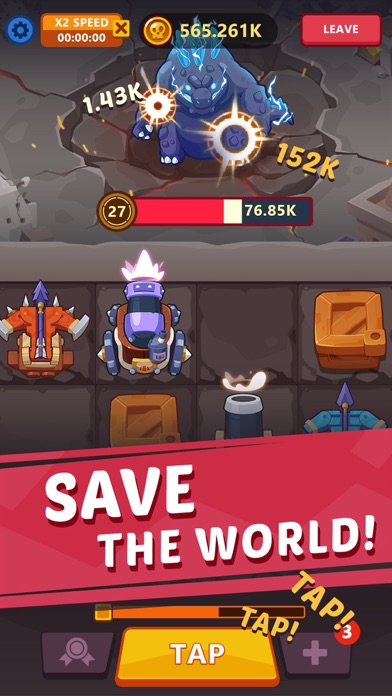 Tank Evolution:Attack Monsters iPhone screenshot