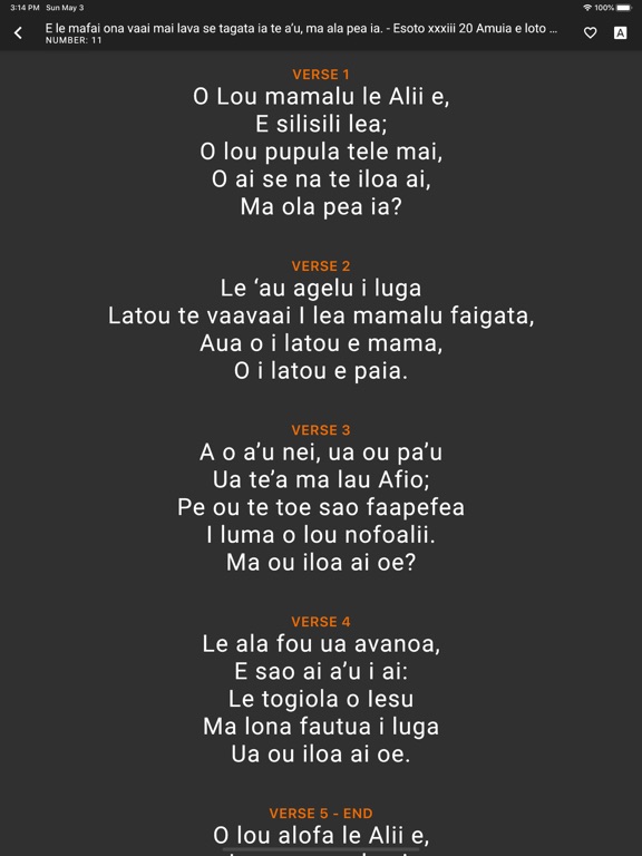 Screenshot #5 pour Samoan Hymn