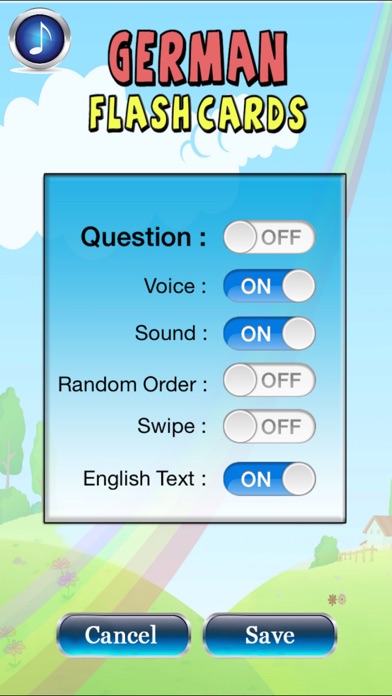 Learn German Cards Screenshot