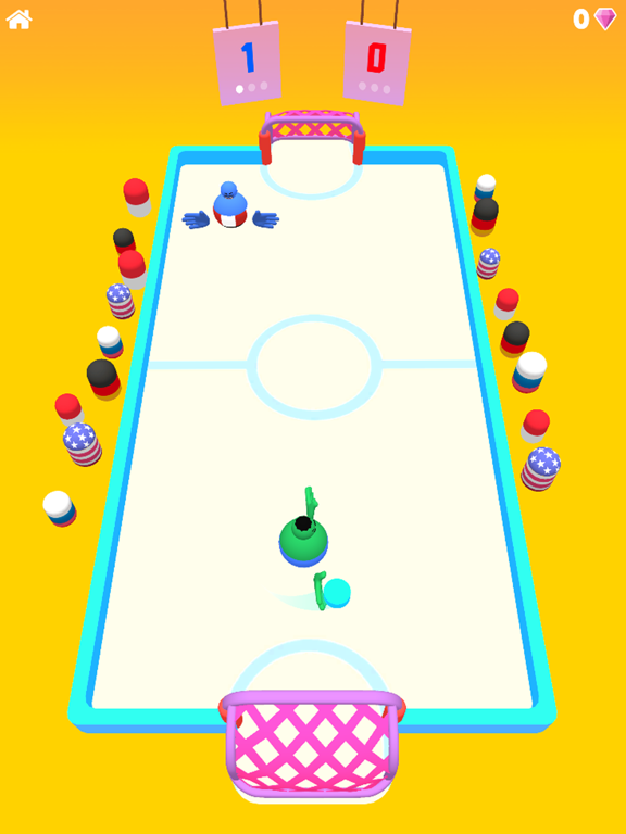 Crazy Hockey 3D iPad screenshot