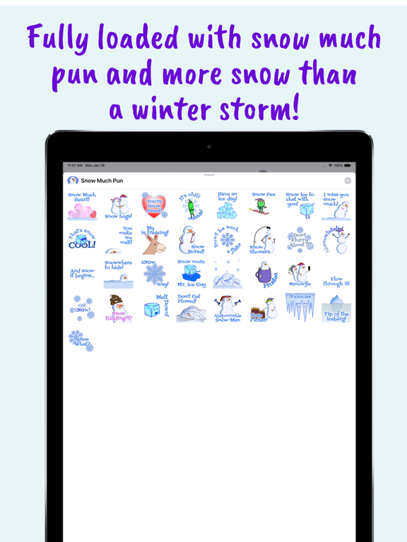 Screenshot #5 pour Snow Much Pun Stickers