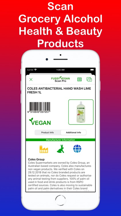 Fussy Vegan Scan Pro