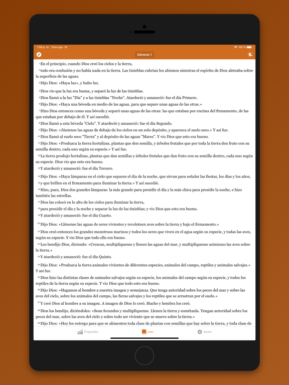 Biblia Latinoamericana iPad screenshot 4 - Book app