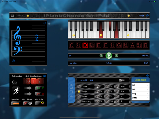 Screenshot #5 pour iPiano Chords HD