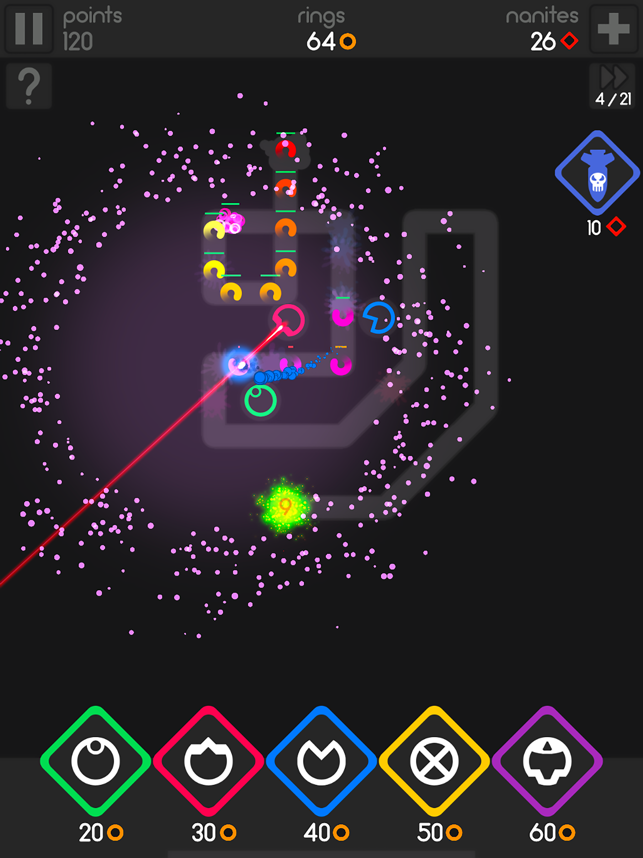 ‎Color Defense - A TD Puzzler Screenshot