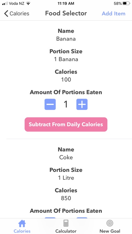 Calorie Manager