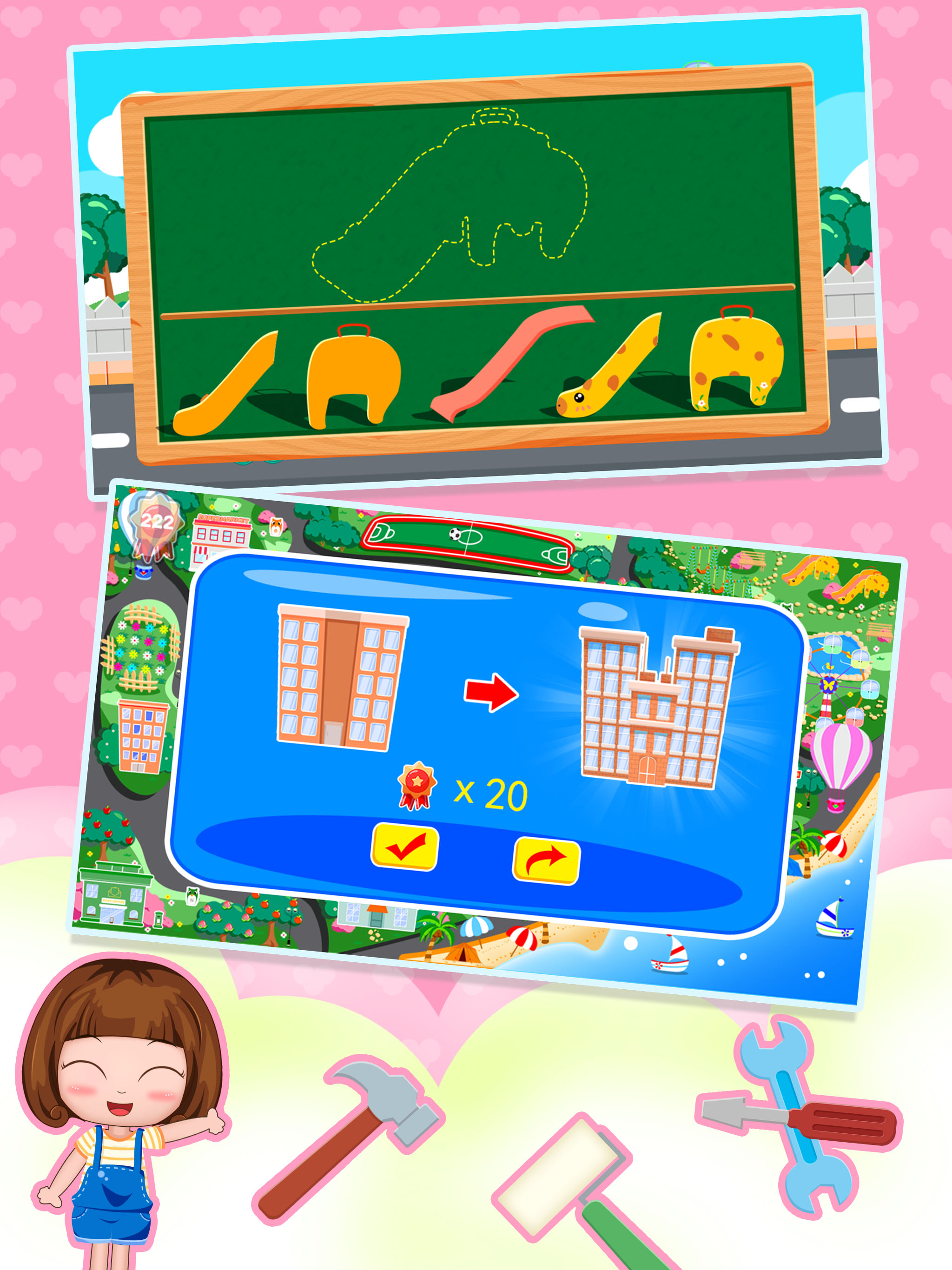 Bella's virtual dream town