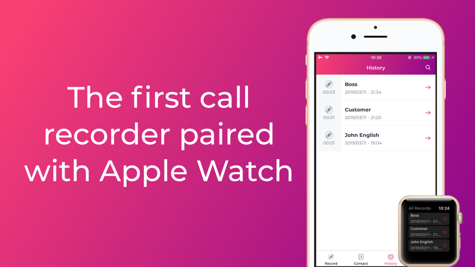 #4. Auto call recorder record app (iOS) 由: LQL Studio One Member Company Limited