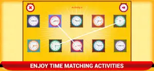 Math Telling Time Clock Game screenshot #2 for iPhone