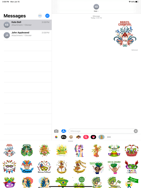 Screenshot #4 pour Brazil Rio De Janeiro Stickers