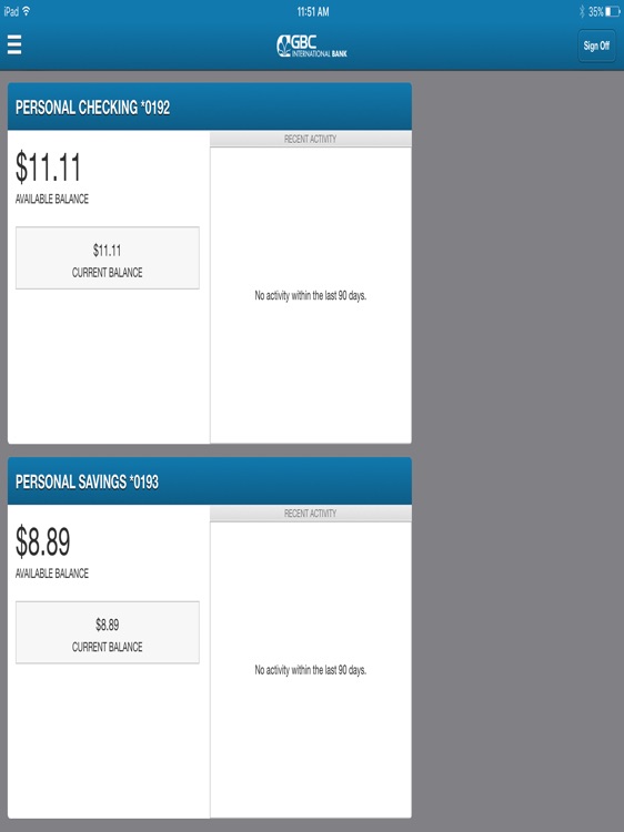 GBC Int’l Bank Mobile