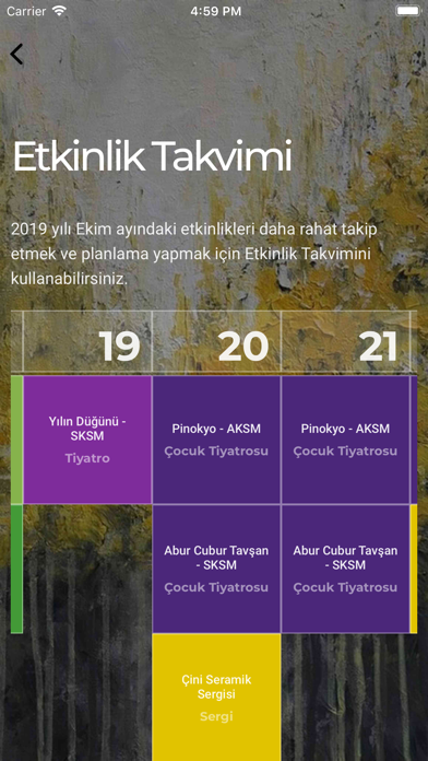 Kültür - Sanat Etkinlikleri iPhone screenshot 7 - News app