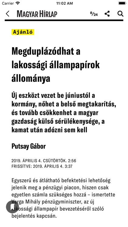Magyar Hírlap screenshot-3