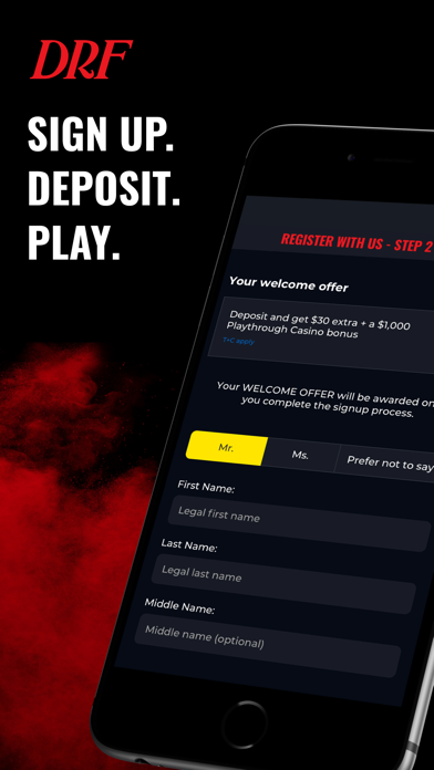 DRF Iowa Sportsbook Screenshot