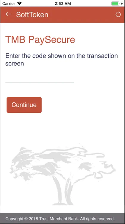 Screenshot 3 di 4 di TMB PaySecure