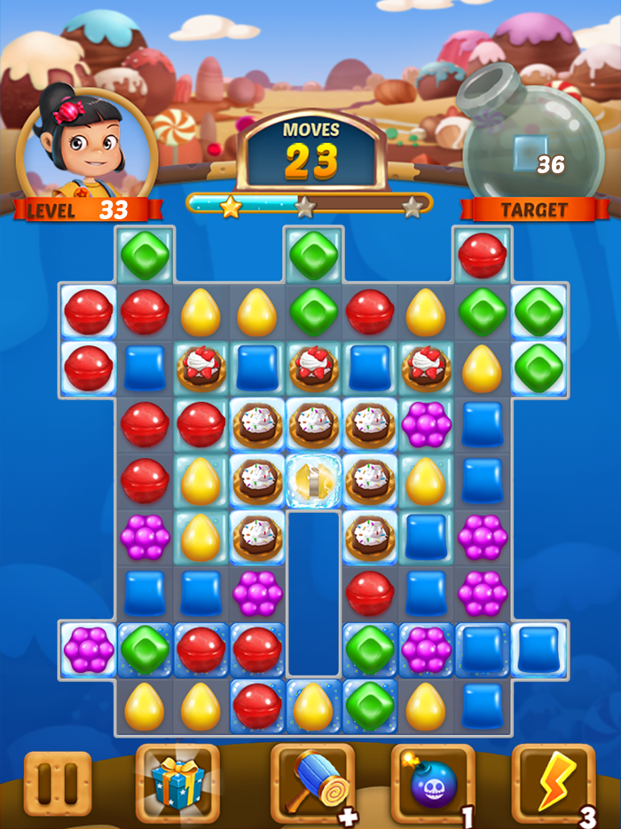 CandySweetStoryMatch-3 Puzzle